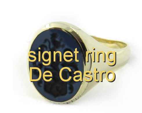 signet ring De Castro