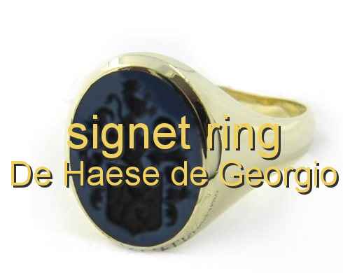 signet ring De Haese de Georgio