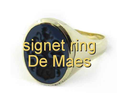 signet ring De Maes