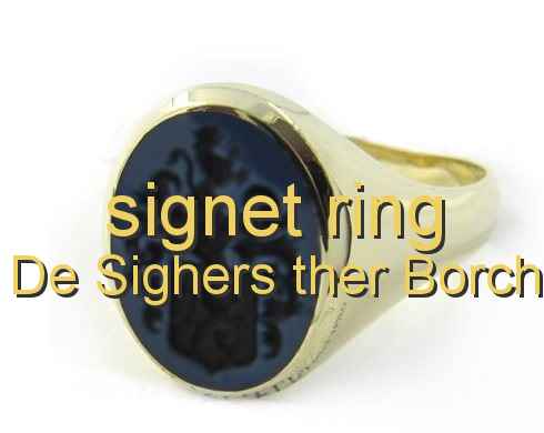 signet ring De Sighers ther Borch