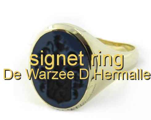 signet ring De Warzée d'Hermalle