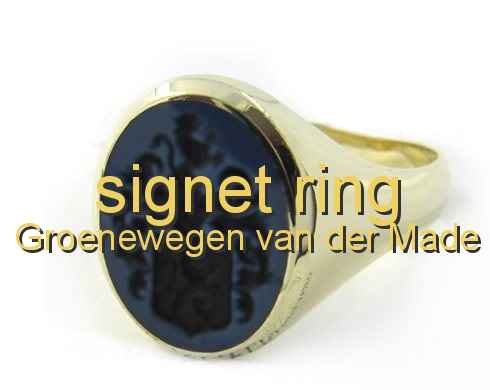 signet ring Groenewegen van der Made