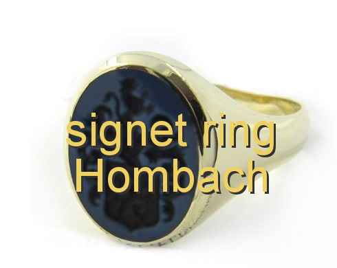 signet ring Hombach