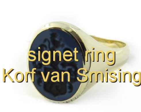 signet ring Korf van Smising