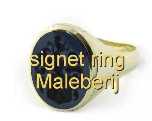 signet ring Maleberij