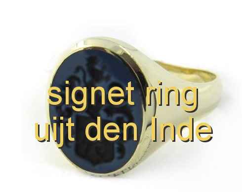 signet ring uijt den Inde