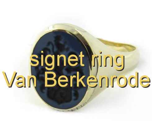 signet ring Van Berkenrode