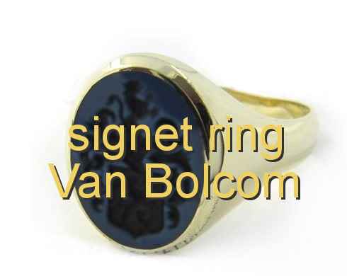 signet ring Van Bolcom