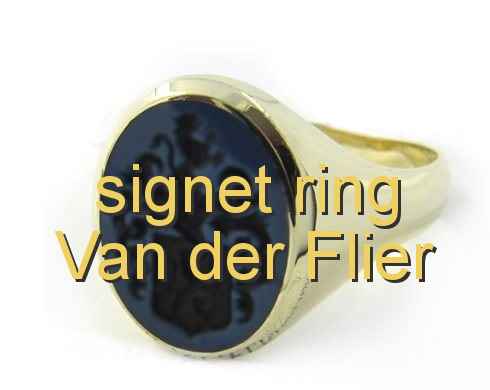 signet ring Van der Flier
