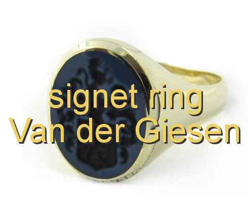 signet ring Van der Giesen