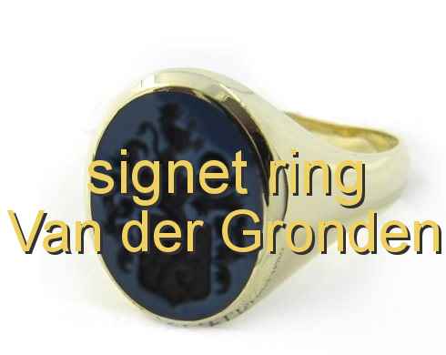 signet ring Van der Gronden