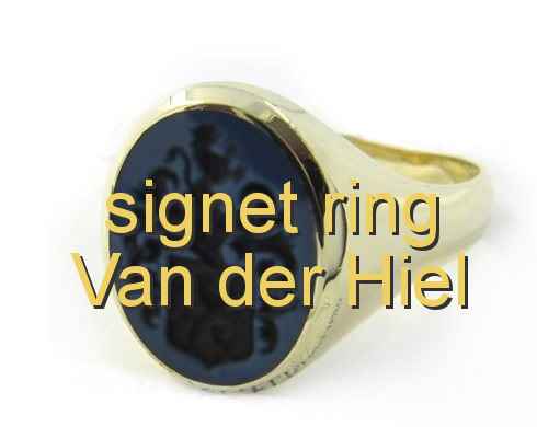 signet ring Van der Hiel