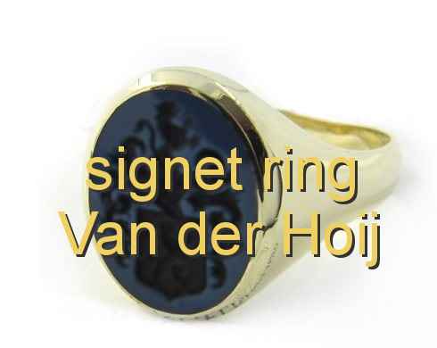 signet ring Van der Hoij