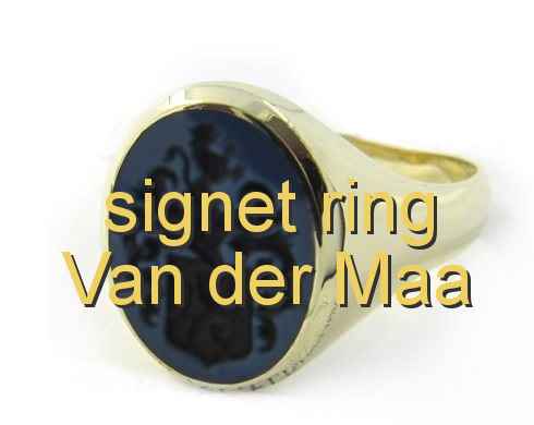 signet ring Van der Maa