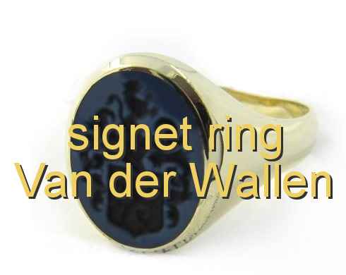 signet ring Van der Wallen
