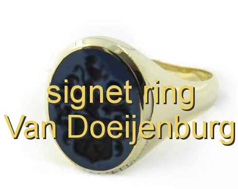 signet ring Van Doeijenburg