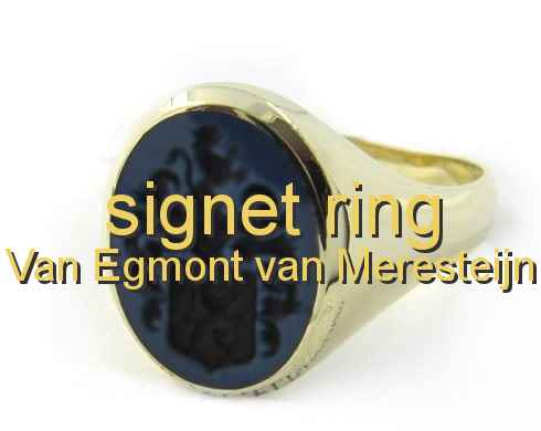signet ring Van Egmont van Meresteijn