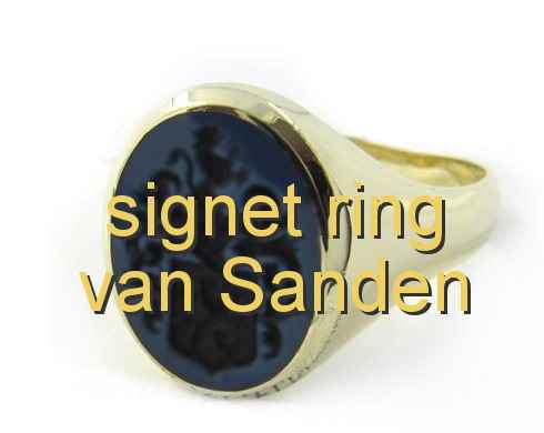 signet ring van Sanden